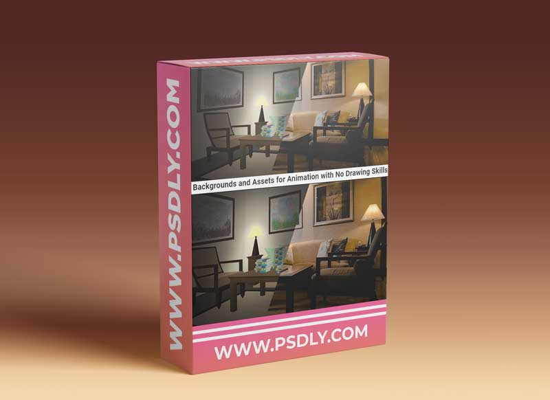 Backgrounds and Assets for Animation with No Drawing Skills