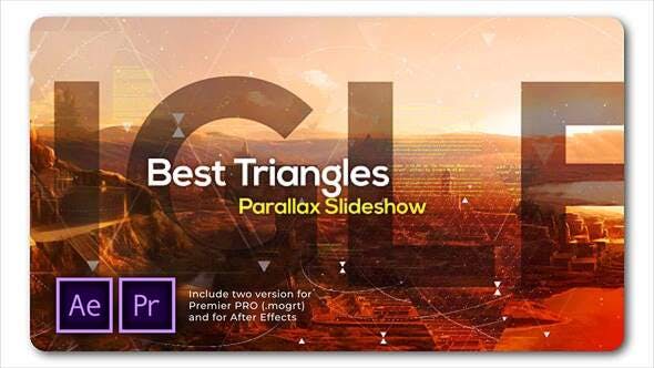 Videohive - Best Triangles Parallax Slideshow - 29855981