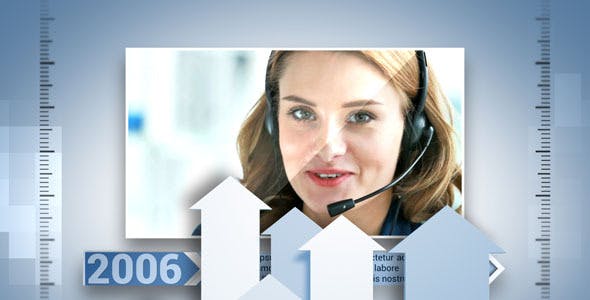 Videohive Corporate Timeline 4884782