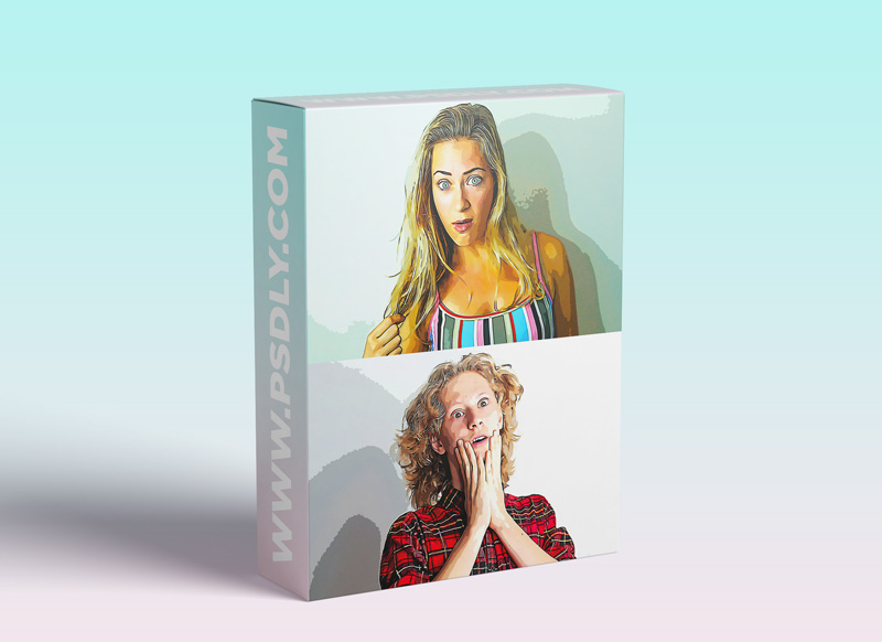 CreativeMarket Cartoon Sketch Photoshop Action 5241627