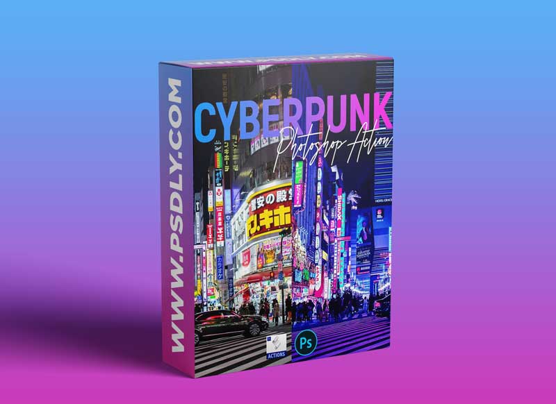 CreativeMarket - Cyberpunk | PSD action 5726360