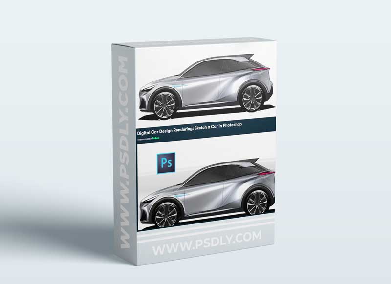 Digital Car Design Rendering: Sketch a Car in Photoshop
