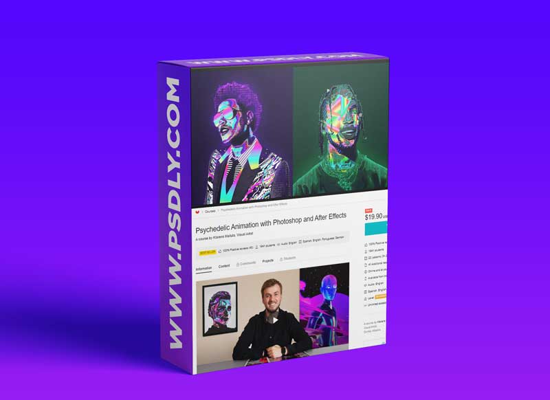 Domestika – Psychedelic Animation with Photoshop and After Effects