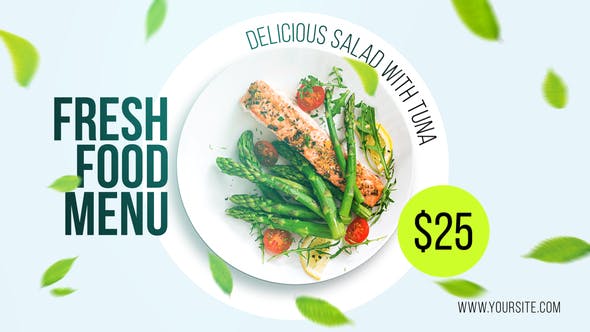 Videohive Fresh Food Menu – Online Delivery 30018109