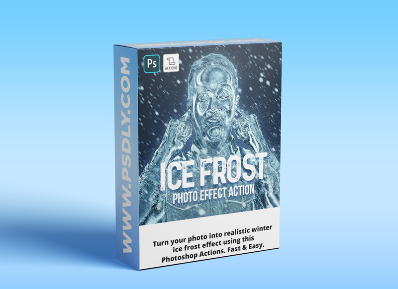 GraphicRiver Ice Frost Photoshop Action 29754265