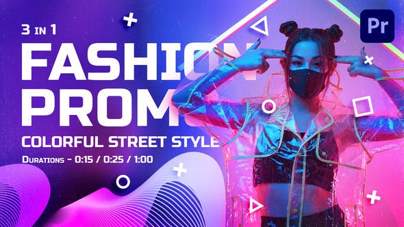 Videohive - Colorful Street Style Fashion Promo | Mogrt - 29593243