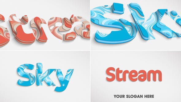 Videohive Flow Clean 3D Logo 25475329