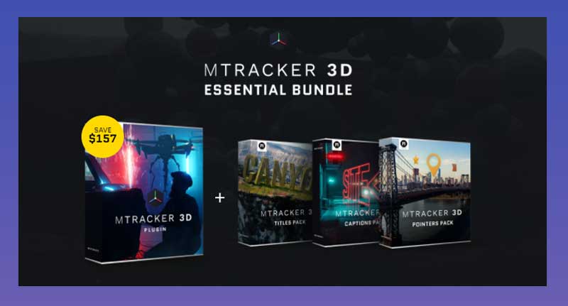 MotionVFX - mTracker 3D ESSENTIAL BUNDLE
