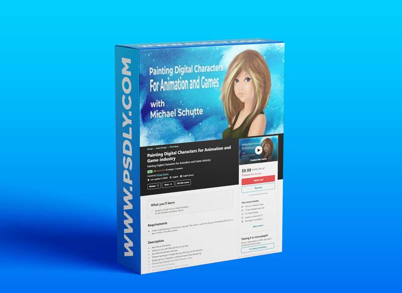 Painting Digital Characters for Animation and Game-industry