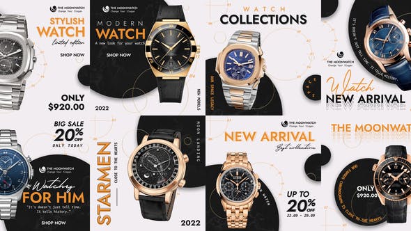 Videohive Watch Promo Instagram Post 29901763