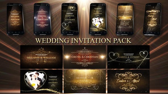 Videohive Wedding Invitation Pack 23825150