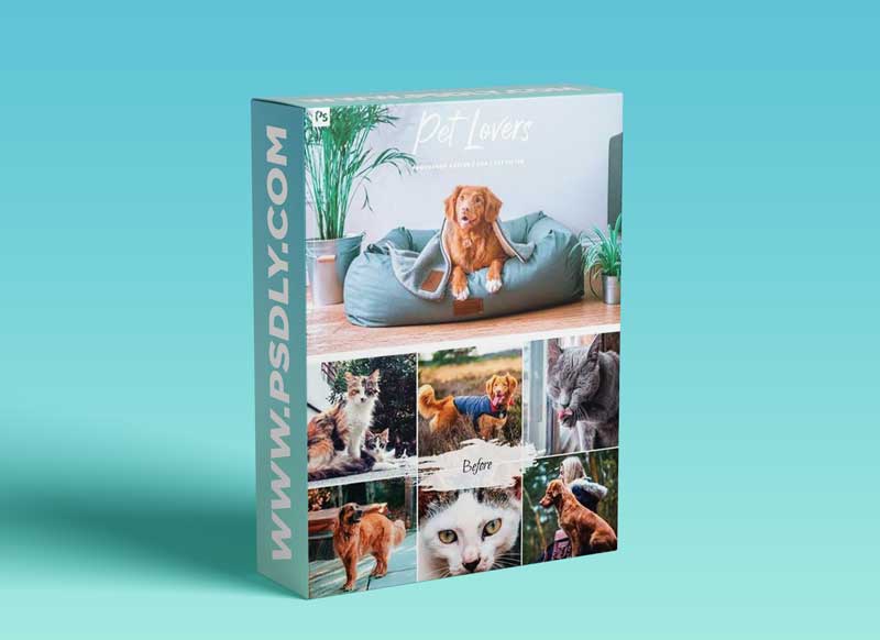 10 Pet Lovers Photoshop Action 8692472