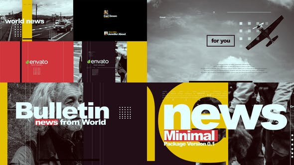 Videohive Minimal News Pack V1 23820788