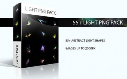 50+ Abstract Light Shapes PNG Pack