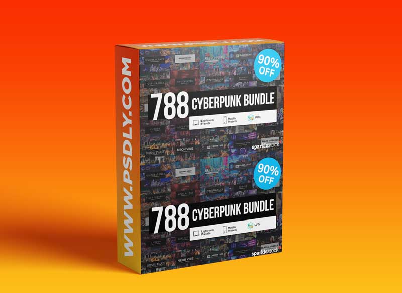 CreativeMarket - 788 Cyberpunk Presets LUTs 5883096
