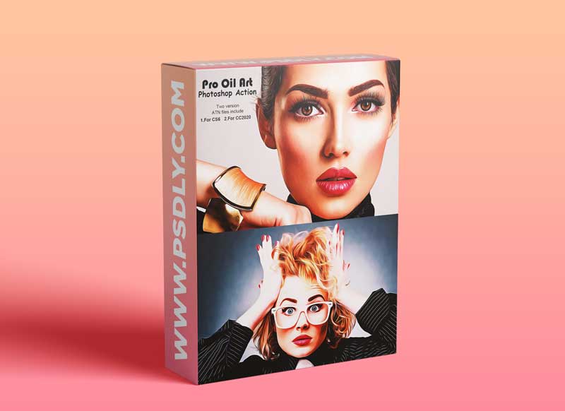 CreativeMarket - Pro Oil Art Photoshop Action 5229852