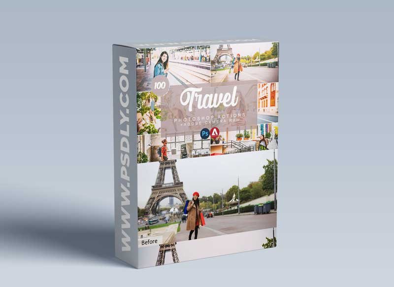 CreativeMarket - Travel Photoshop Actions 5733789