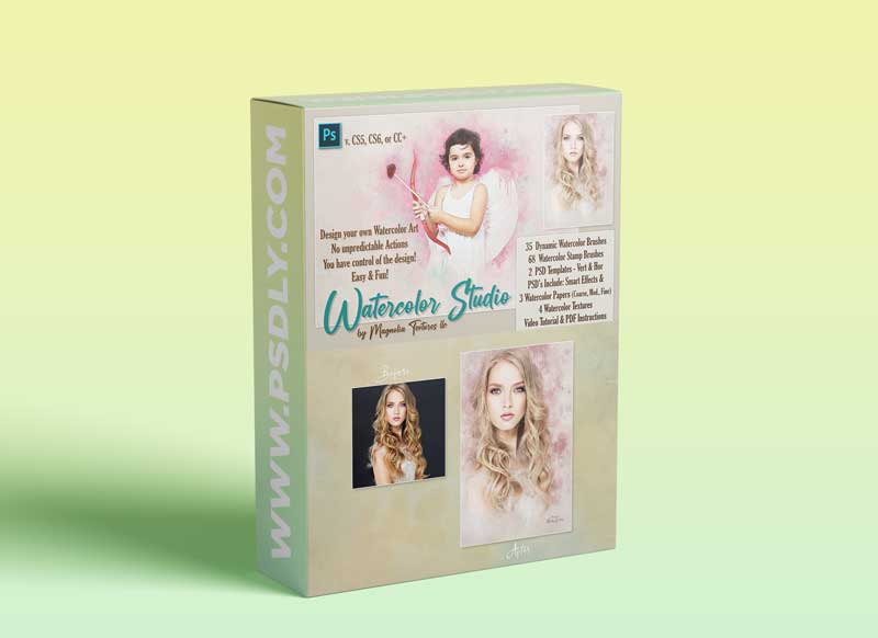 CreativeMarket - Watercolor Studio 5890487