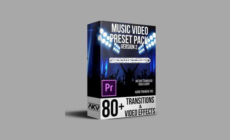 HOT! Music Video Preset Pack + Transition Vol. 2 for Premiere