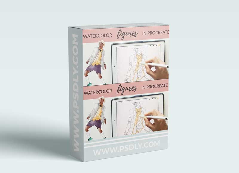 How to Create Watercolor Figures on Your iPad in Procreate