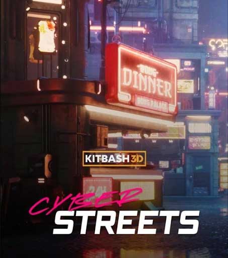 Kitbash3D - Props Cyber Streets