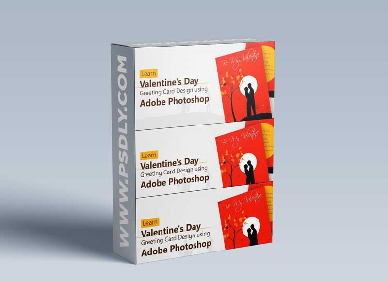 Learn Valentine's Day Greeting Card Design using Adobe Photoshop