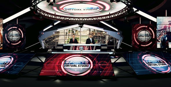 Videohive Sports Virtual Studio Set 21282905