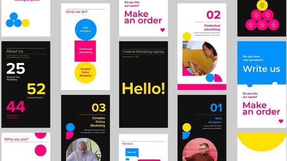 Videohive Marketing Agency Promo Stories Pack 30290178