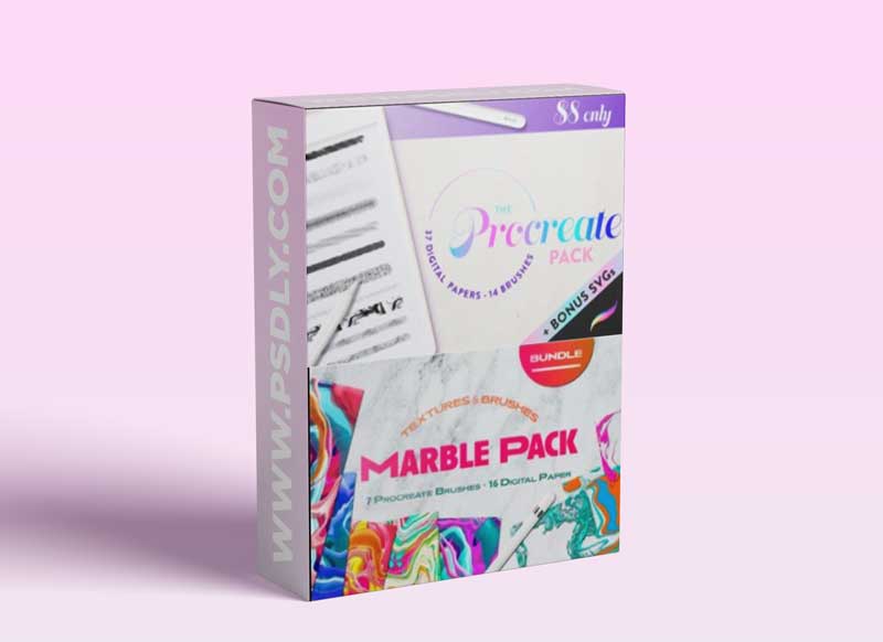 Procreate Bundle Pack Texture Digital 7394083