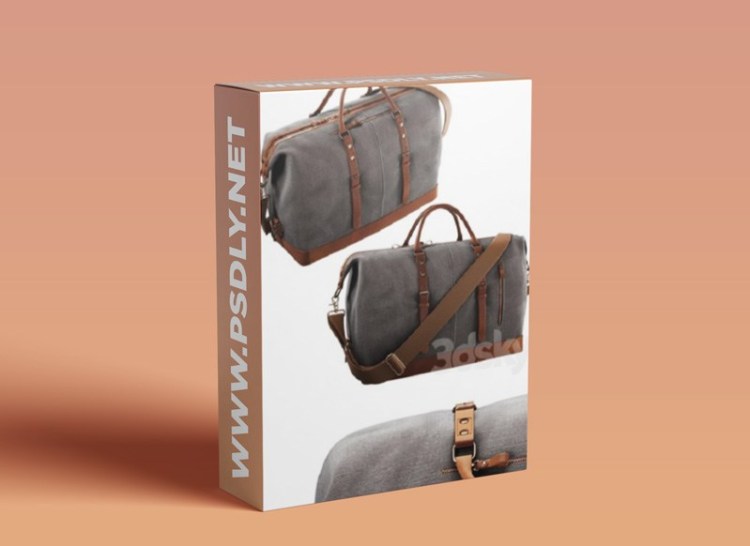 S-ZONE Trim Travel Tote Duffel Shoulder Handbag Weekend Bag