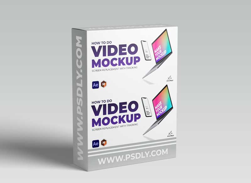Video Mock Up Screen Replacement with Tracking: Adobe After Effects Mocha