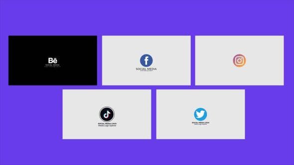 Videohive Social Media Logo Opener 29831865v
