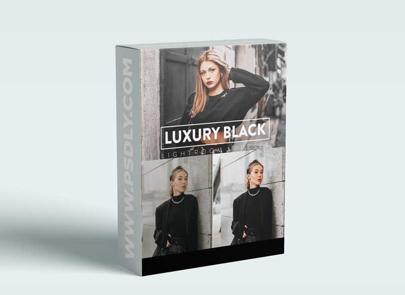10 Luxury Black Lightroom Presets