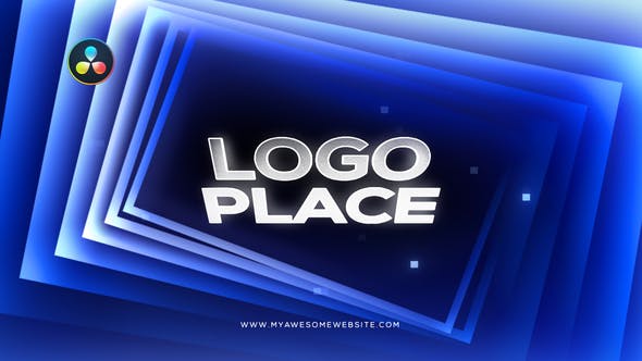 Videohive Cinematic Gradient Squares Logo 30065408