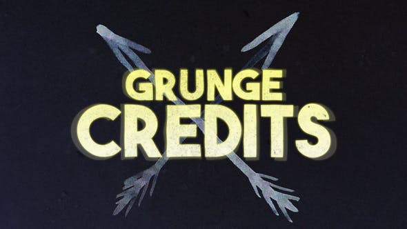 Videohive Grunge Credits 29664372
