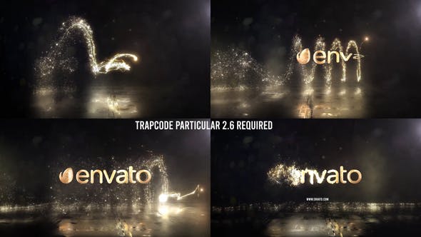 Videohive Glowing Particals Logo Reveal 40 Golden Particles 13 30715699