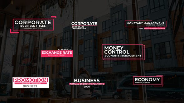 Videohive Clean Titles Corporate 27326646