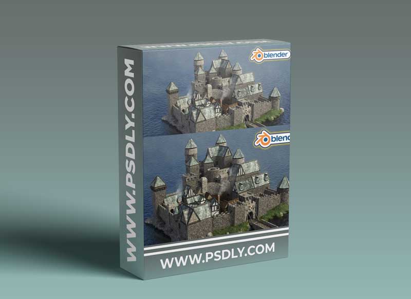 Blender 2.9 Creating a Medieval Castle Kitbash Modular Set