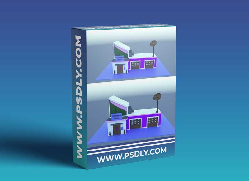 Cinema 4D Creating Grocery Store for Beginner (2020)