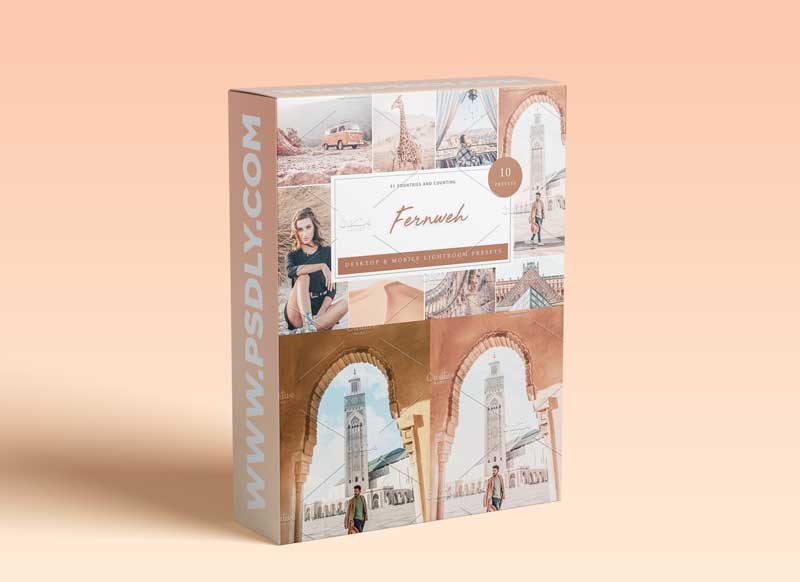 CreativeMarket - 10 x Lightroom Presets Fernweh 5962536