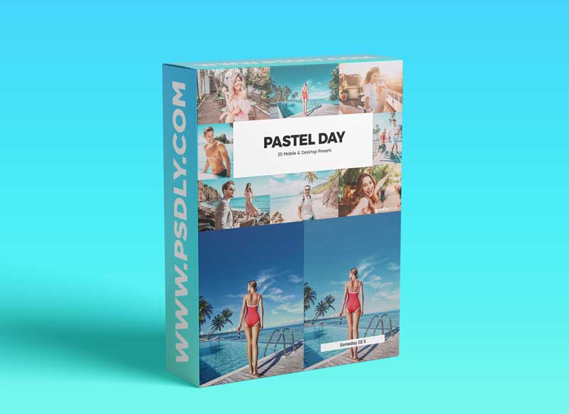 CreativeMarket - 20 Pastel Day Lightroom Presets & LUTs 5994084