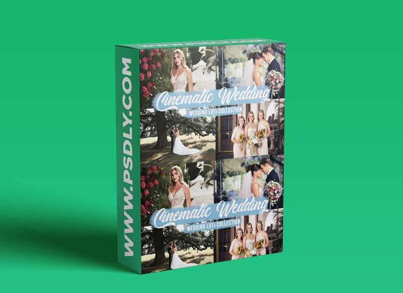 CreativeMarket - Cinematic Wedding LUTs Bundle 5845567