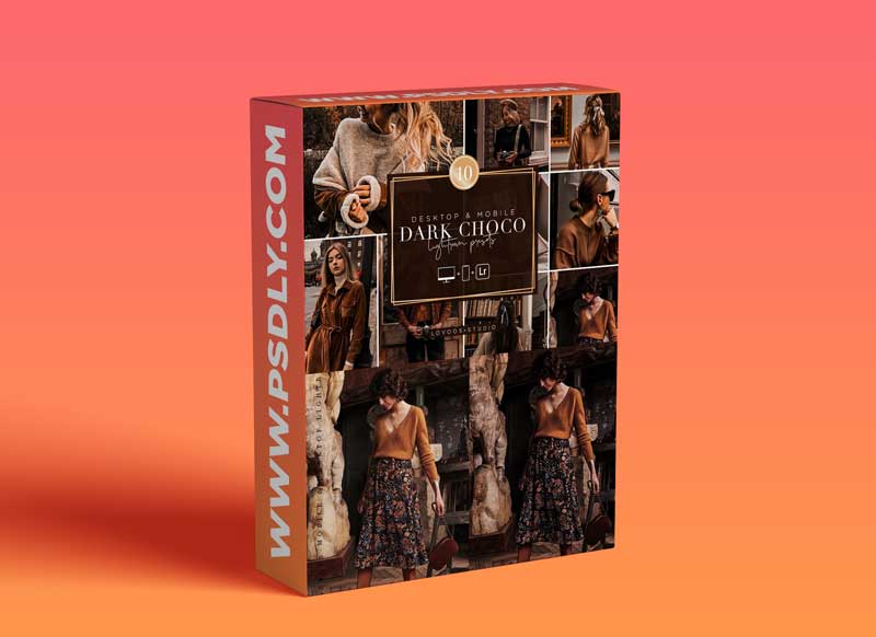 CreativeMarket - DARK CHOCO - Lightroom Presets 5908354