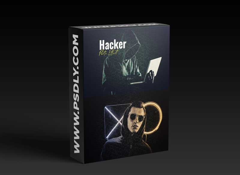 CreativeMarket - Hacker Matrix Photo Effect 5994229
