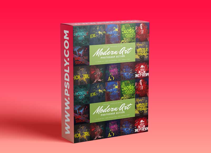 CreativeMarket - Modern Art Photoshop Action 5877654