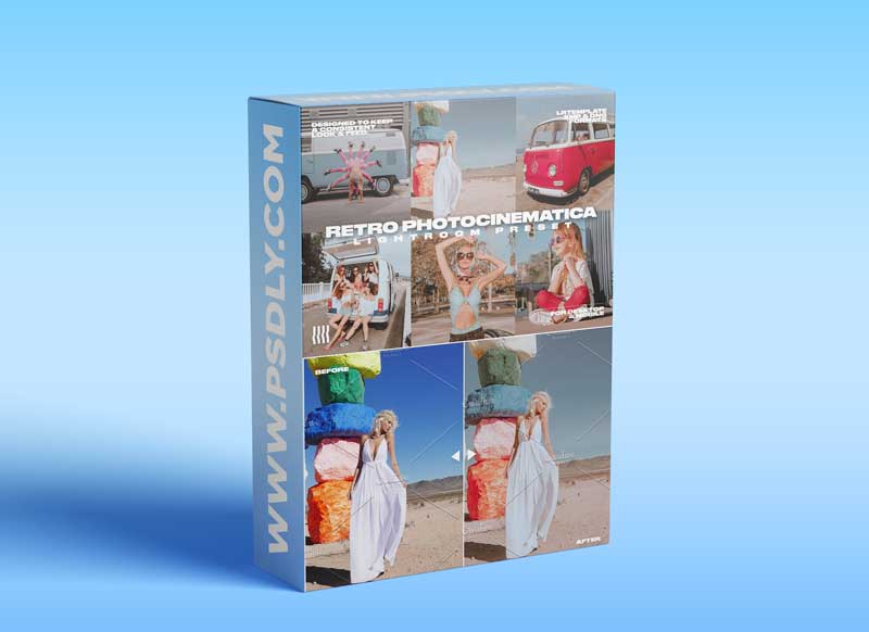CreativeMarket - RETRO PHOTOCINEMATICA LR PRESET 5042395