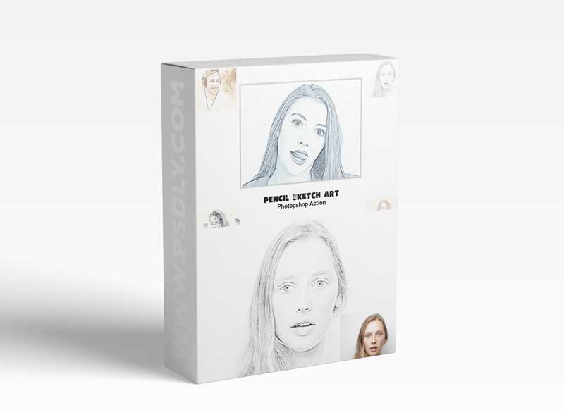 CreativeMarket - Real Sketch Art Photoshop Action 5990338