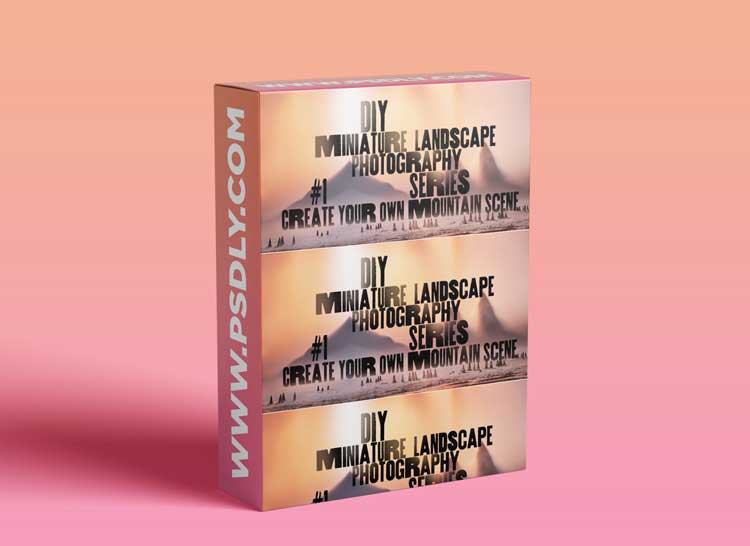 DIY Miniature Landscape Photography Series #1 - Create Your Own Mountain Scene