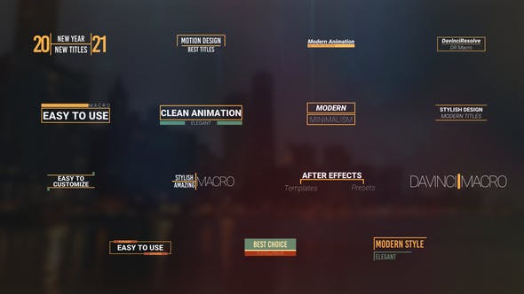 Videohive Titles And Lower Thirds Pack 30016623