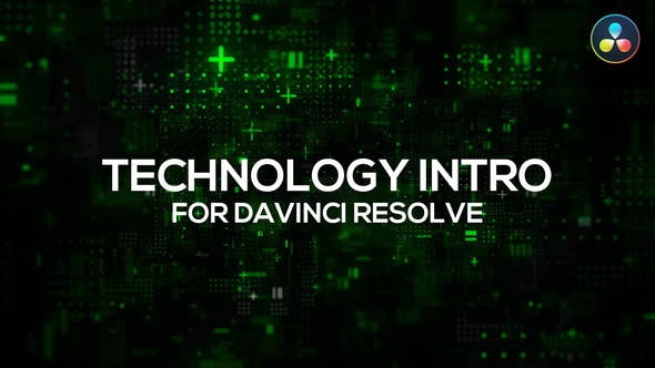 Videohive Digital Technology Intro for Davinci Resolve 31220674